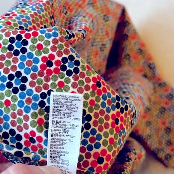 American Apparel 3/4 sleeve wrap around tie front cropped shirt - Picture 7 of 8